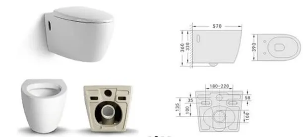 Bản vẽ kỹ thuật Bồn cầu 1 khối nắp rơi êm Clara CT-142ES