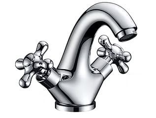 Vòi chậu lavabo nóng lạnh 3 Lỗ mạ hồng Clara CF-67359RG