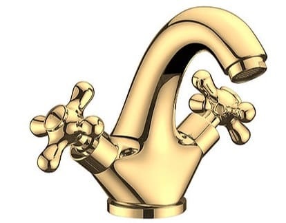 Vòi chậu lavabo nóng lạnh 3 Lỗ mạ hồng Clara CF-67359RG