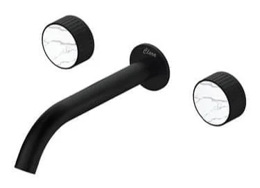 Vòi chậu lavabo nóng lạnh 3 Lỗ mạ hồng Clara CF-67359RG