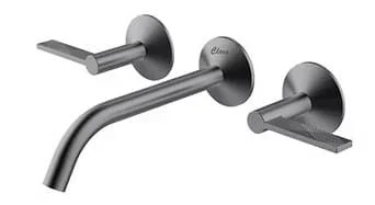 Vòi chậu lavabo nóng lạnh 3 Lỗ mạ hồng Clara CF-67359RG