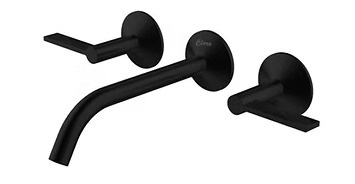 Vòi chậu lavabo nóng lạnh 3 Lỗ mạ hồng Clara CF-67359RG