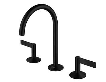 Vòi chậu lavabo nóng lạnh 3 Lỗ mạ hồng Clara CF-67359RG