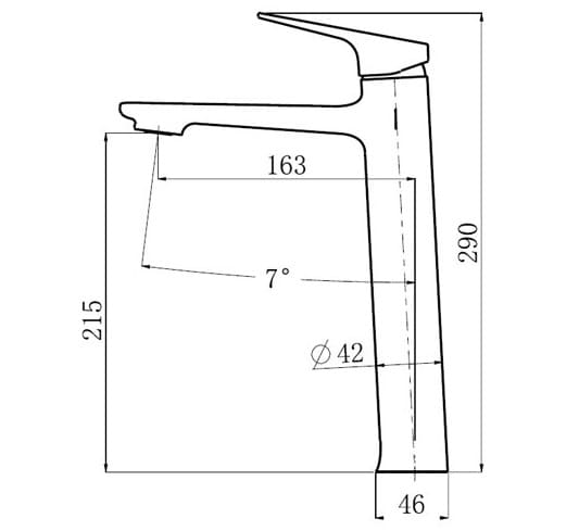 Vòi Chậu Lavabo Nóng Lạnh Mạ Chrome Clara CF-84354