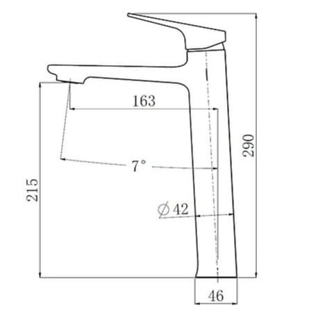Vòi Chậu Lavabo Nóng Lạnh Mạ Chrome Clara CF-84354