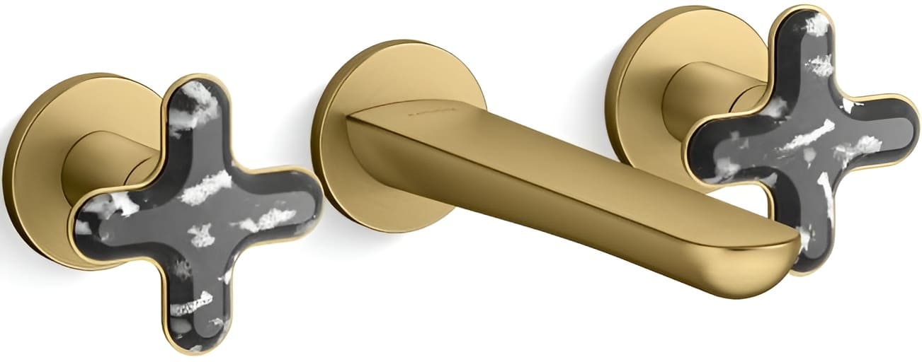 Vòi chậu rửa mặt nóng lạnh Kallista P32076-JST-2MB