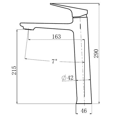 Vòi Chậu Lavabo Nóng Lạnh Mạ Chrome Clara CF-84354