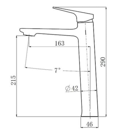Vòi Chậu Lavabo Nóng Lạnh Mạ Chrome Clara CF-84354