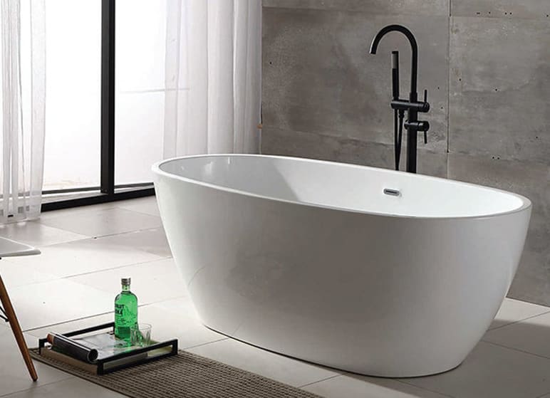 Bồn tắm đặt sàn nhựa 1.6m nhập khẩu Clara CBT-130XS