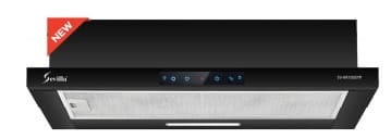 Máy hút mùi inox màu đen Sevilla SV-270B