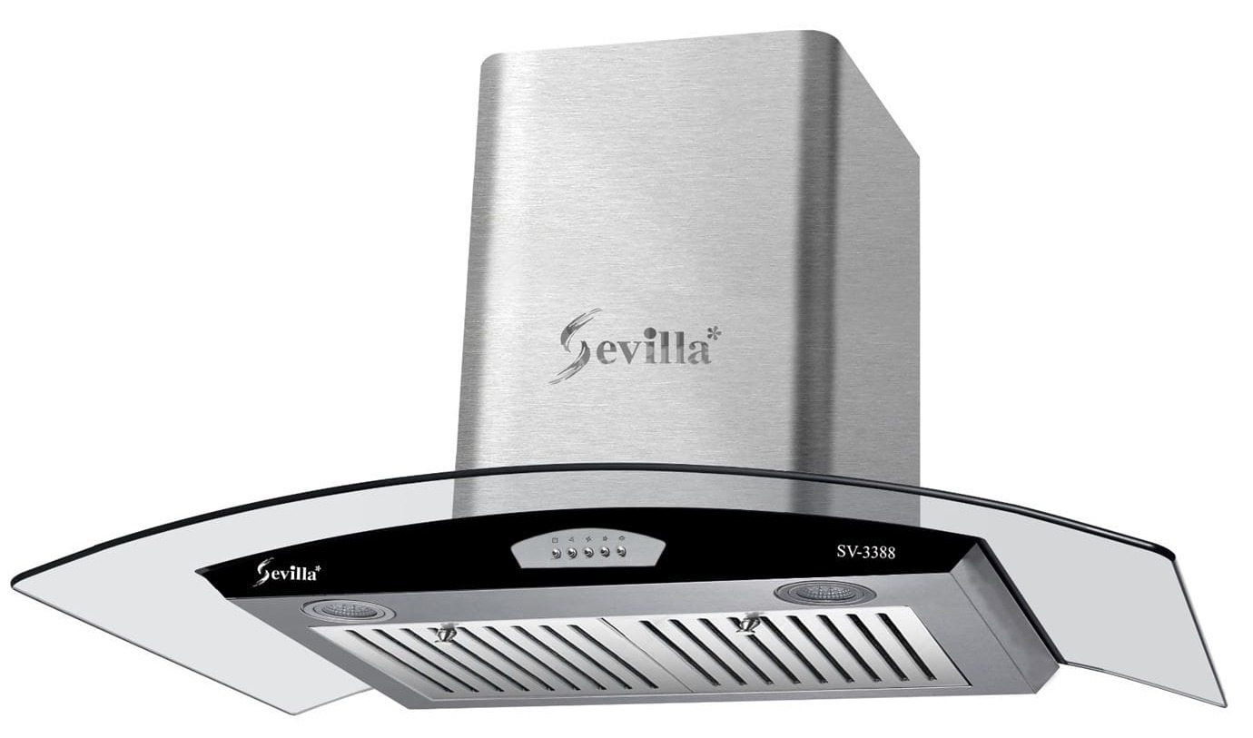 Máy hút khói khử mùi kính cong cao cấp Sevilla SV-B29