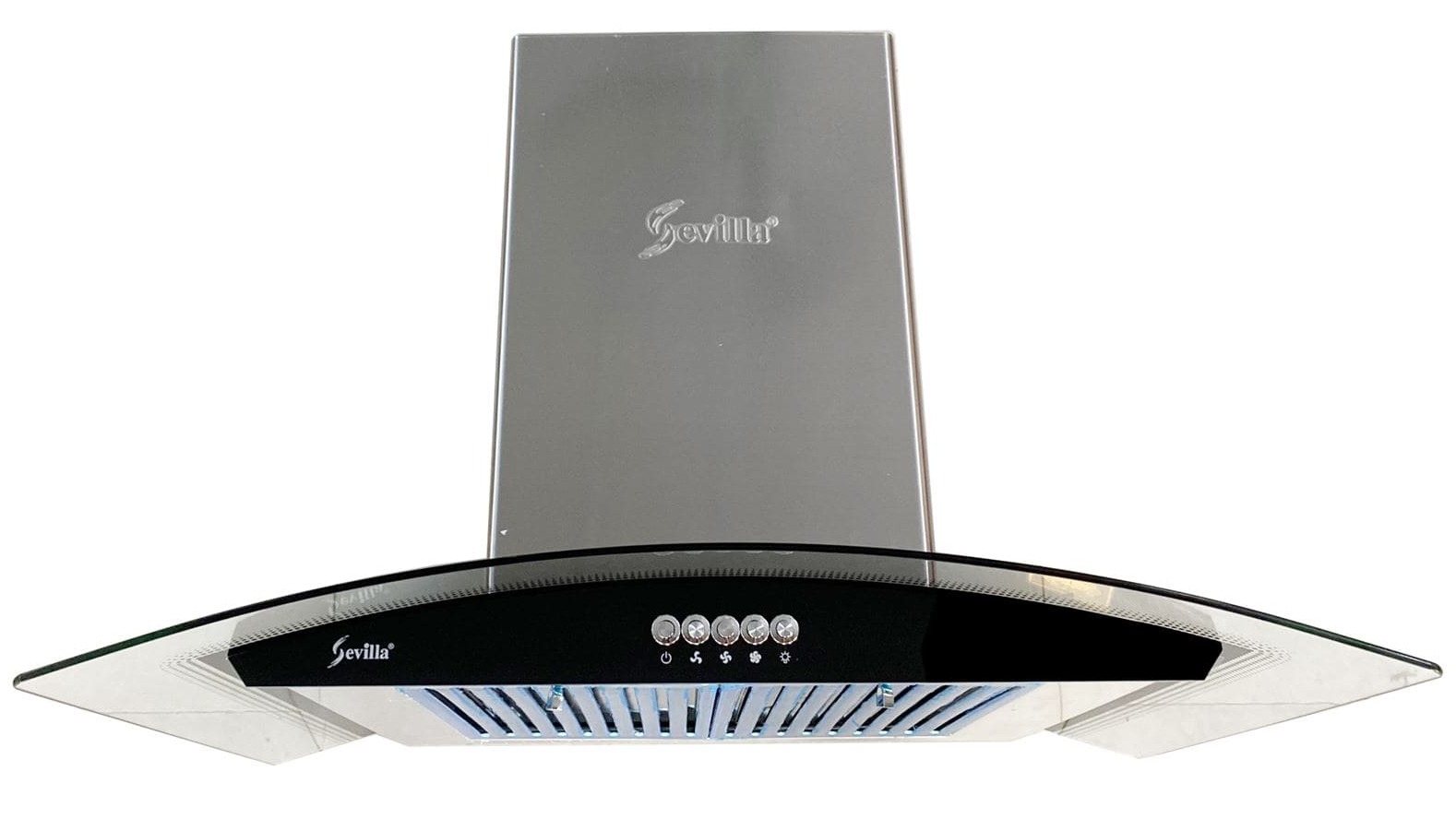 Máy hút khói khử mùi kính cong cao cấp Sevilla SV-323