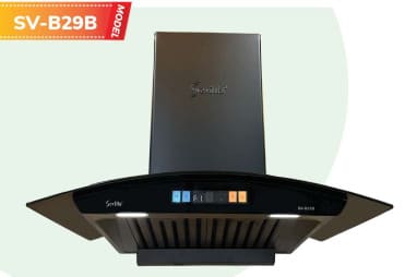 Máy hút khói khử mùi kính cong cao cấp Sevilla SV-B29