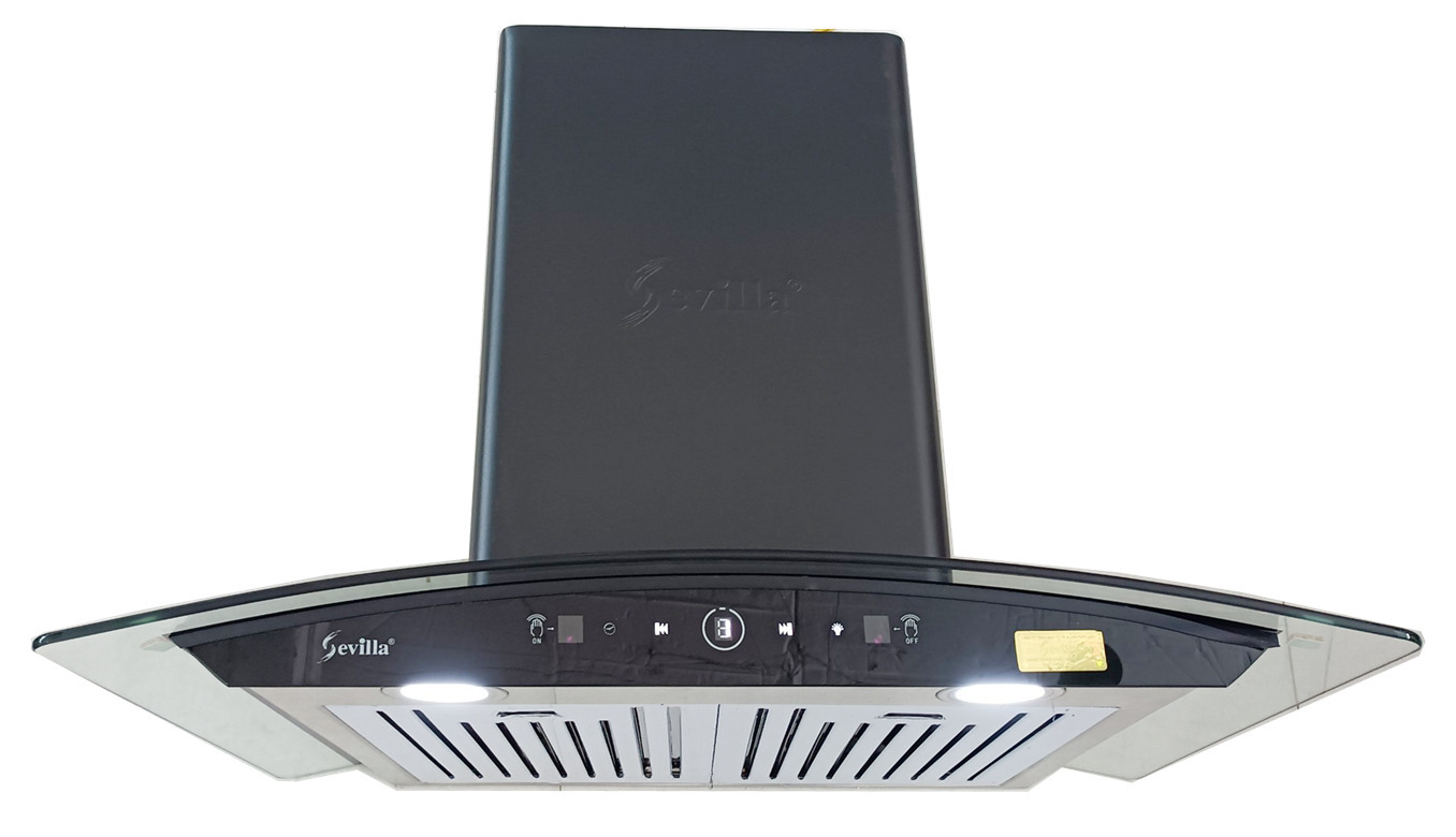 Máy hút khói khử mùi kính cong cao cấp Sevilla SV-324