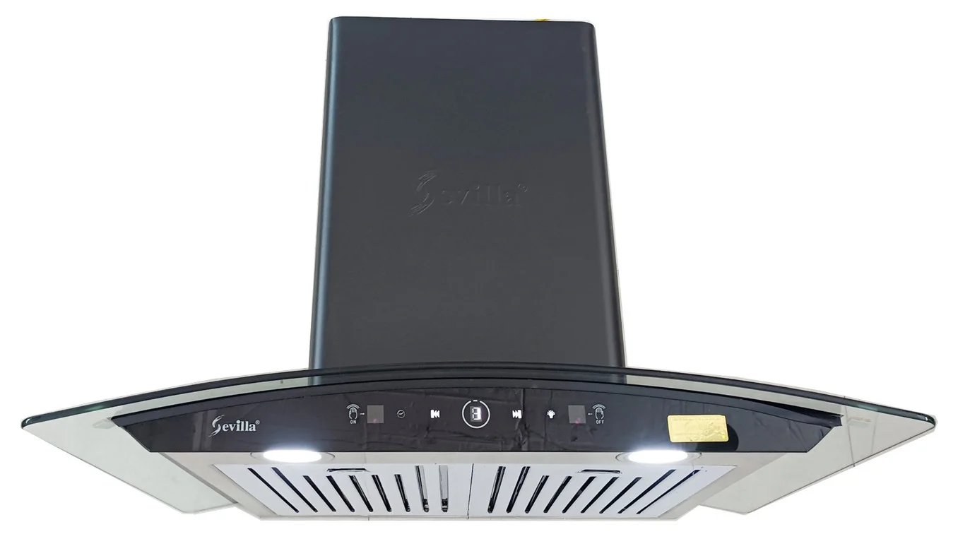 Máy hút khói khử mùi kính cong cao cấp Sevilla SV-324