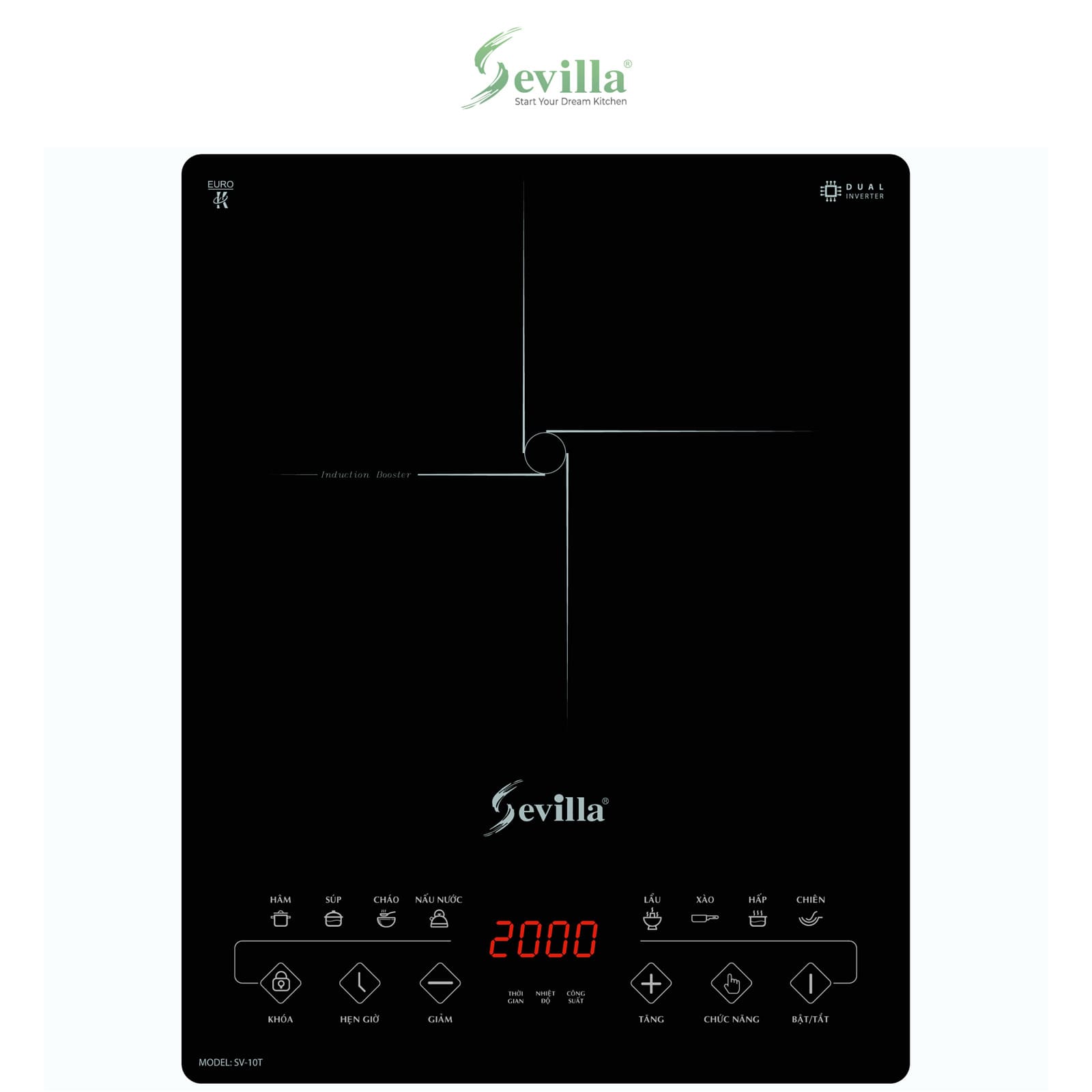 Bếp gas âm cao cấp Sevilla SV-702S