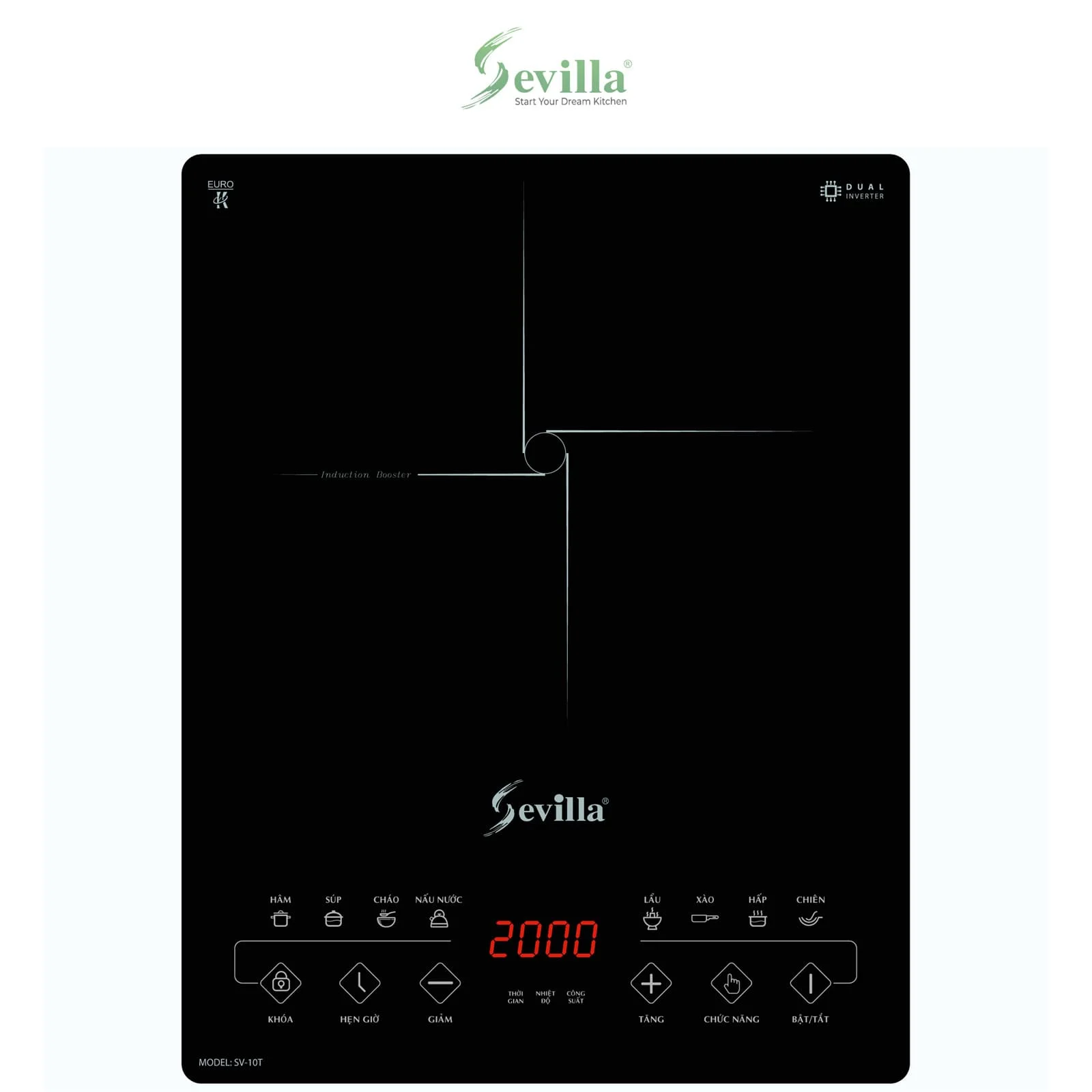 Bếp gas âm cao cấp Sevilla SV-702S