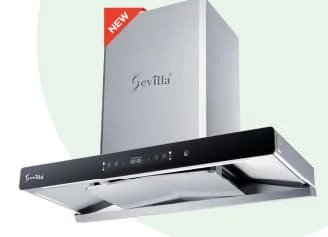 Máy hút khói khử mùi kính cong cao cấp Sevilla SV-328T