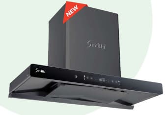 Máy hút khói khử mùi kính cong cao cấp Sevilla SV-328T