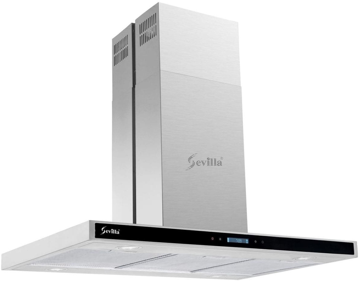 Máy hút khói khử mùi kính cong cao cấp Sevilla SV-328T