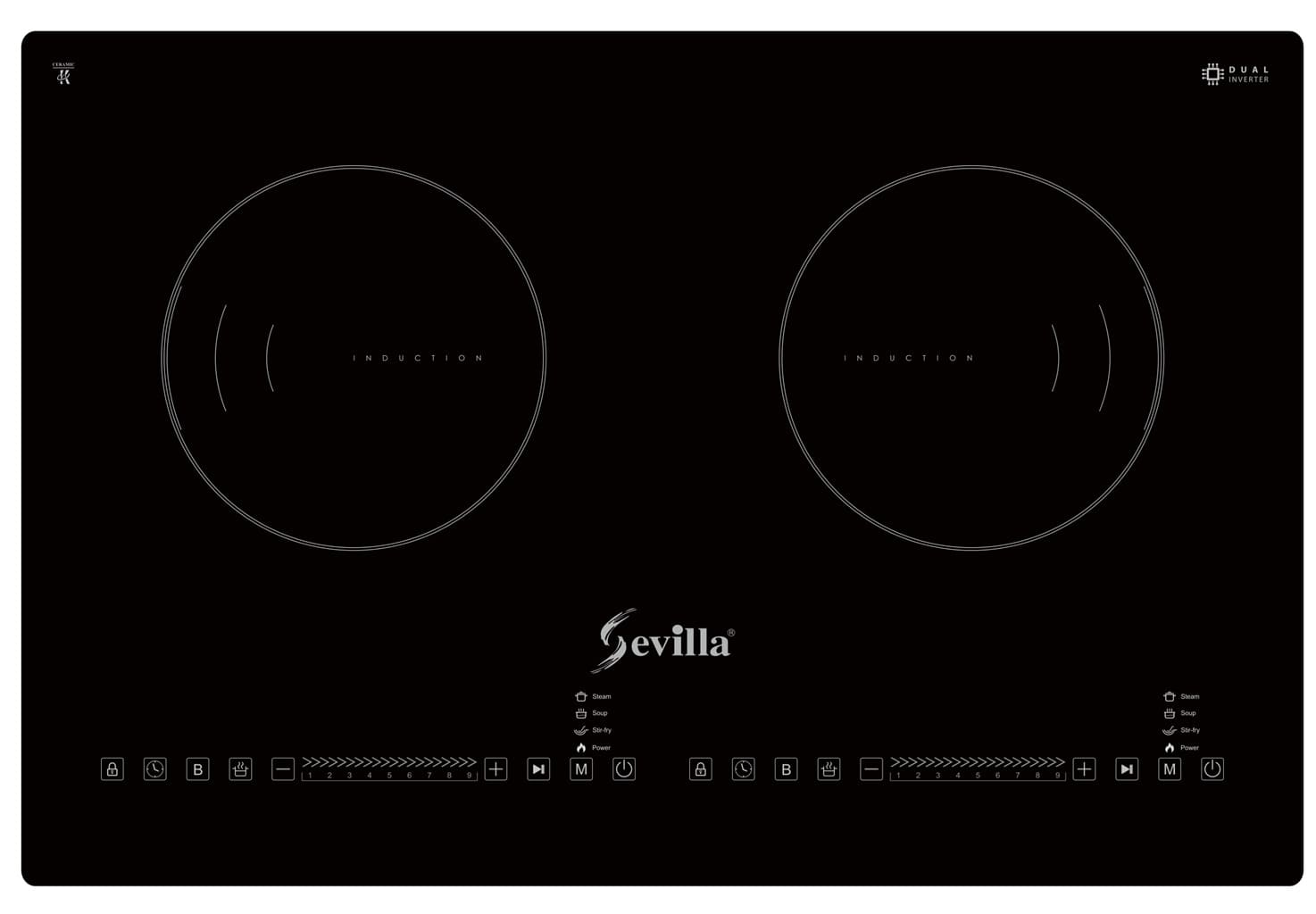 Bếp gas âm cao cấp Sevilla SV-702S