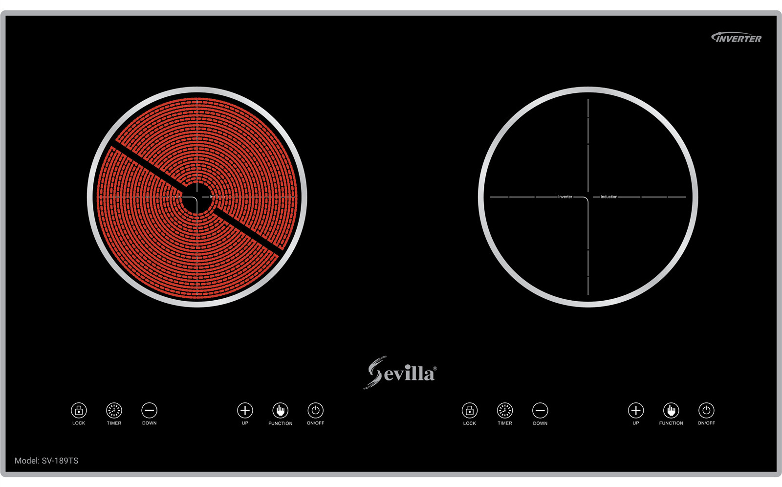 Bếp gas âm cao cấp Sevilla SV-702S
