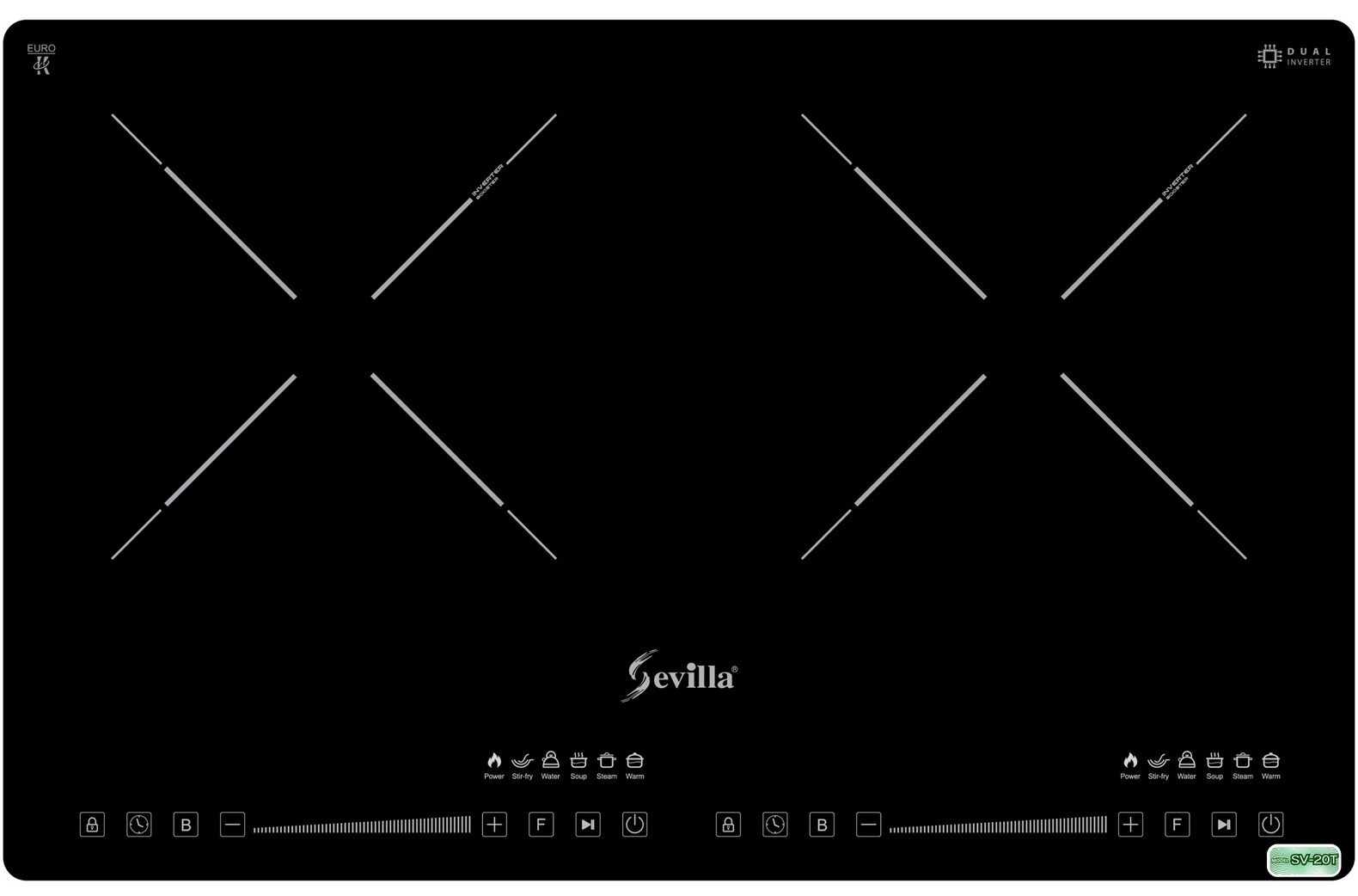 Bếp gas âm cao cấp Sevilla SV-702S