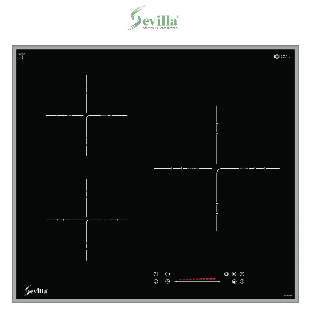 Bếp điện từ 2 vùng nấu cao cấp Sevilla SV-666