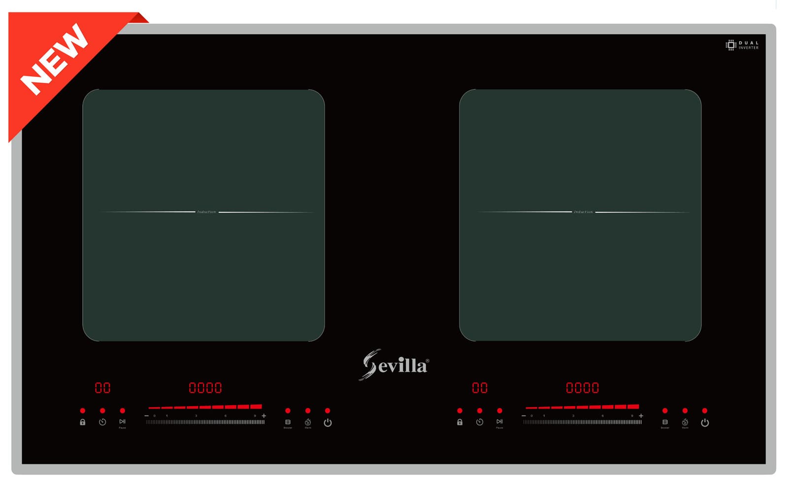Bếp điện từ 2 vùng nấu cao cấp Sevilla SV-AA19