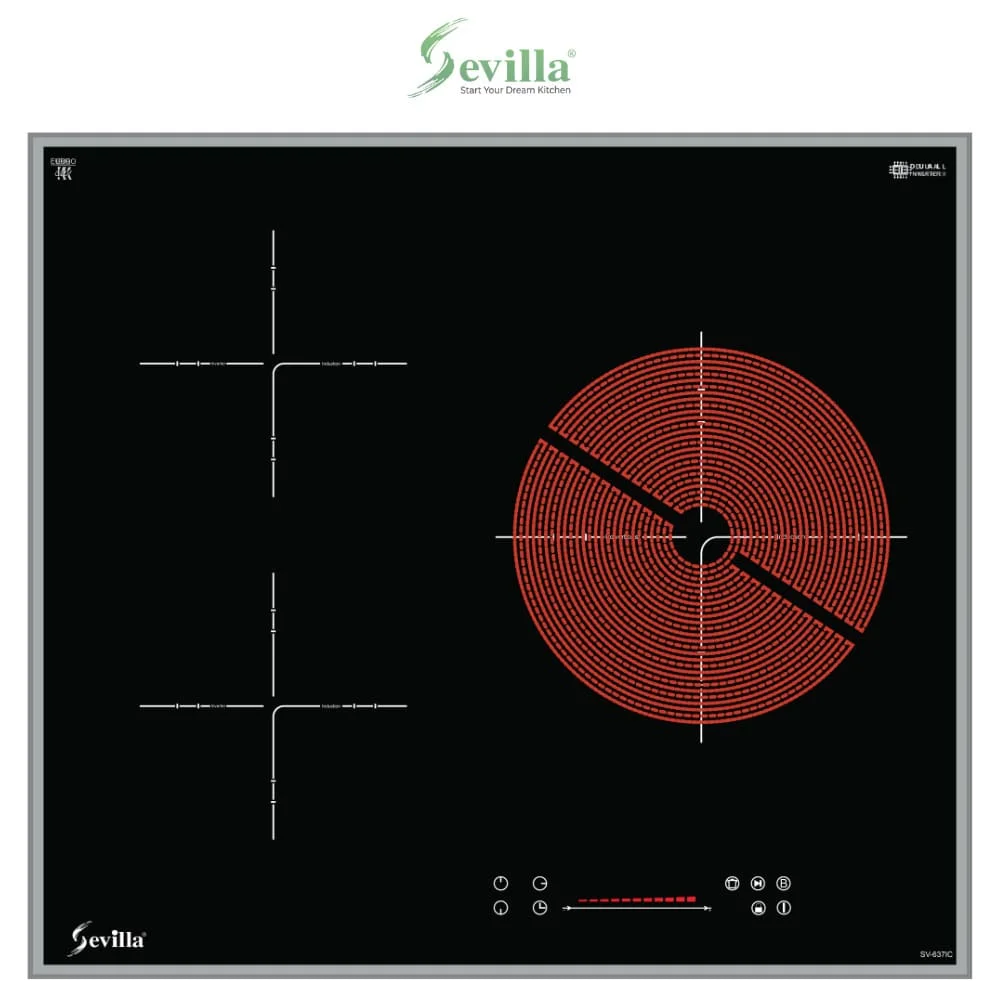 Bếp điện từ 2 vùng nấu cao cấp Sevilla SV-666