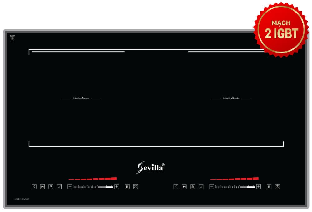 Bếp điện từ 2 vùng nấu cao cấp Sevilla SV-666