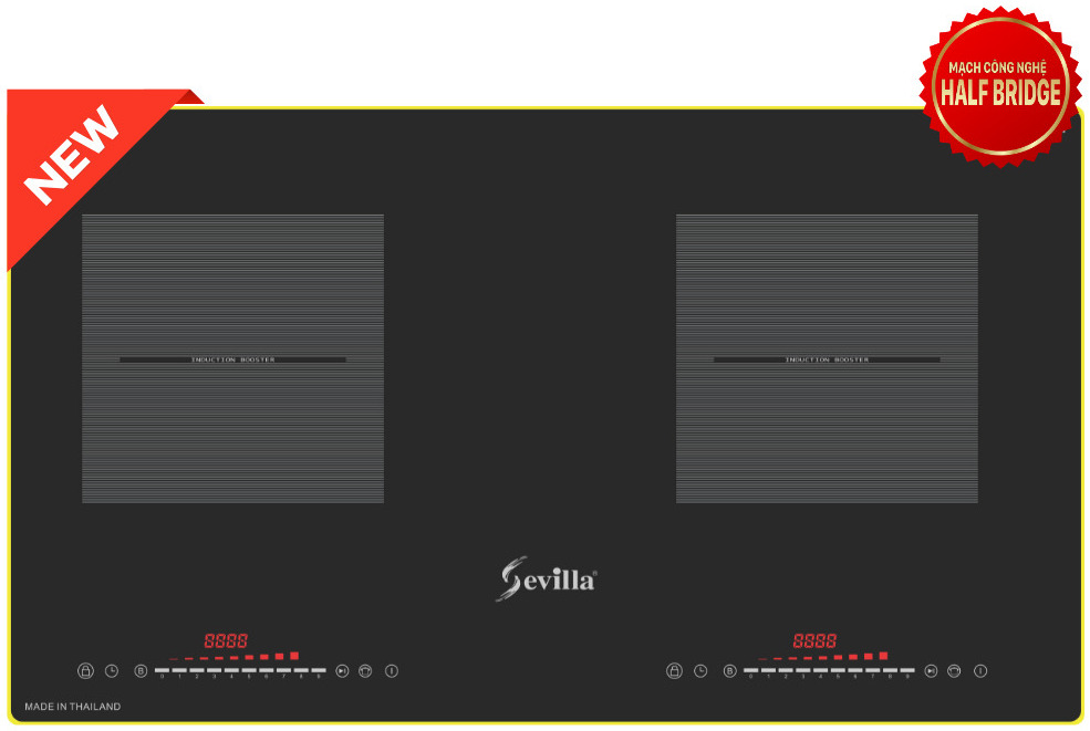 Bếp điện từ 2 vùng nấu cao cấp Sevilla SV-666