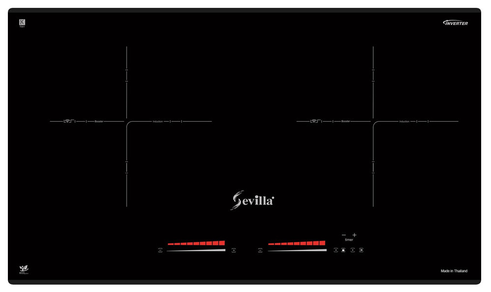 Bếp điện từ 2 vùng nấu cao cấp Sevilla SV-666