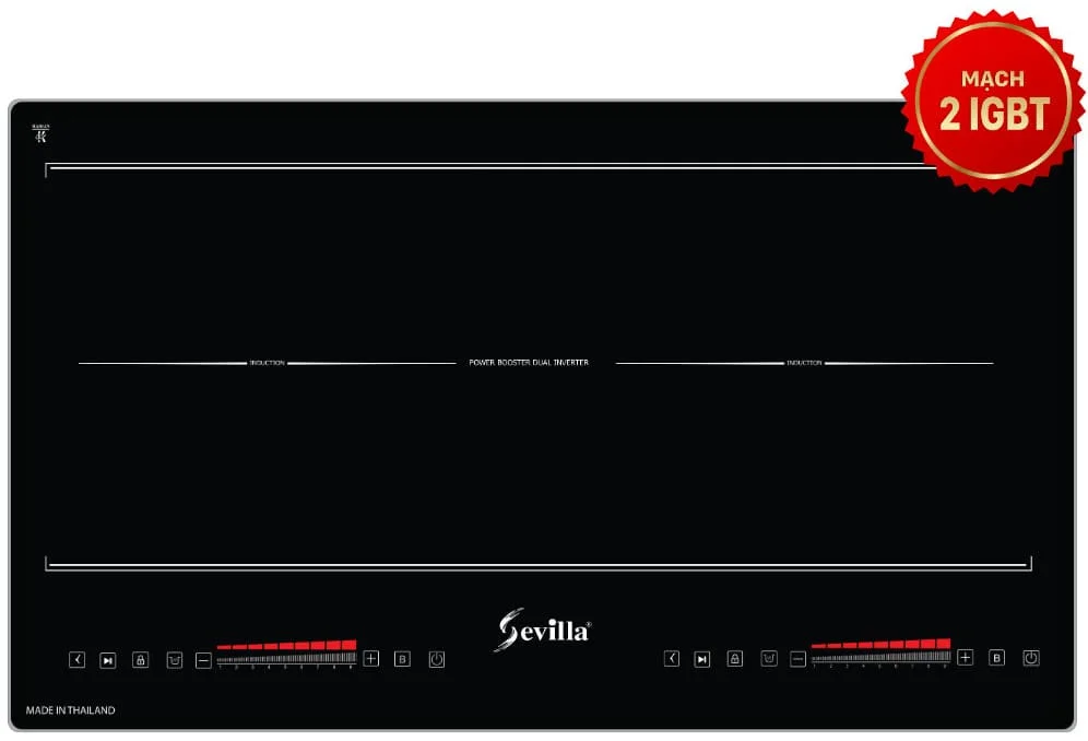 Bếp điện từ 2 vùng nấu cao cấp Sevilla SV-666