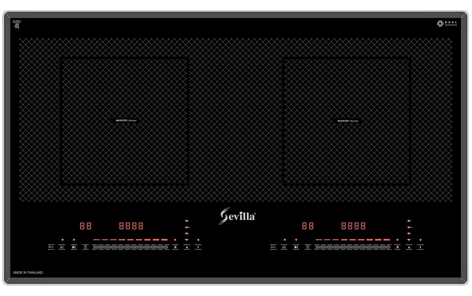 Bếp điện từ 2 vùng nấu cao cấp Sevilla SV-666