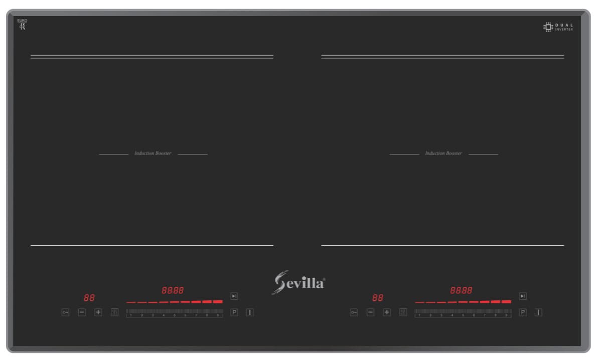 Bếp điện từ 2 vùng nấu cao cấp Sevilla SV-666