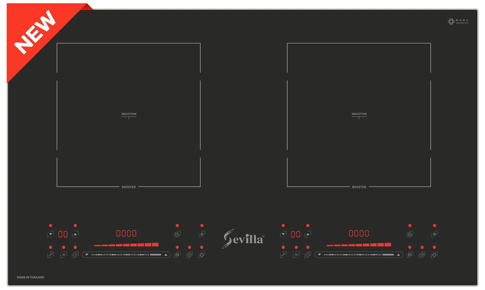 Bếp điện từ 2 vùng nấu cao cấp Sevilla SV-666