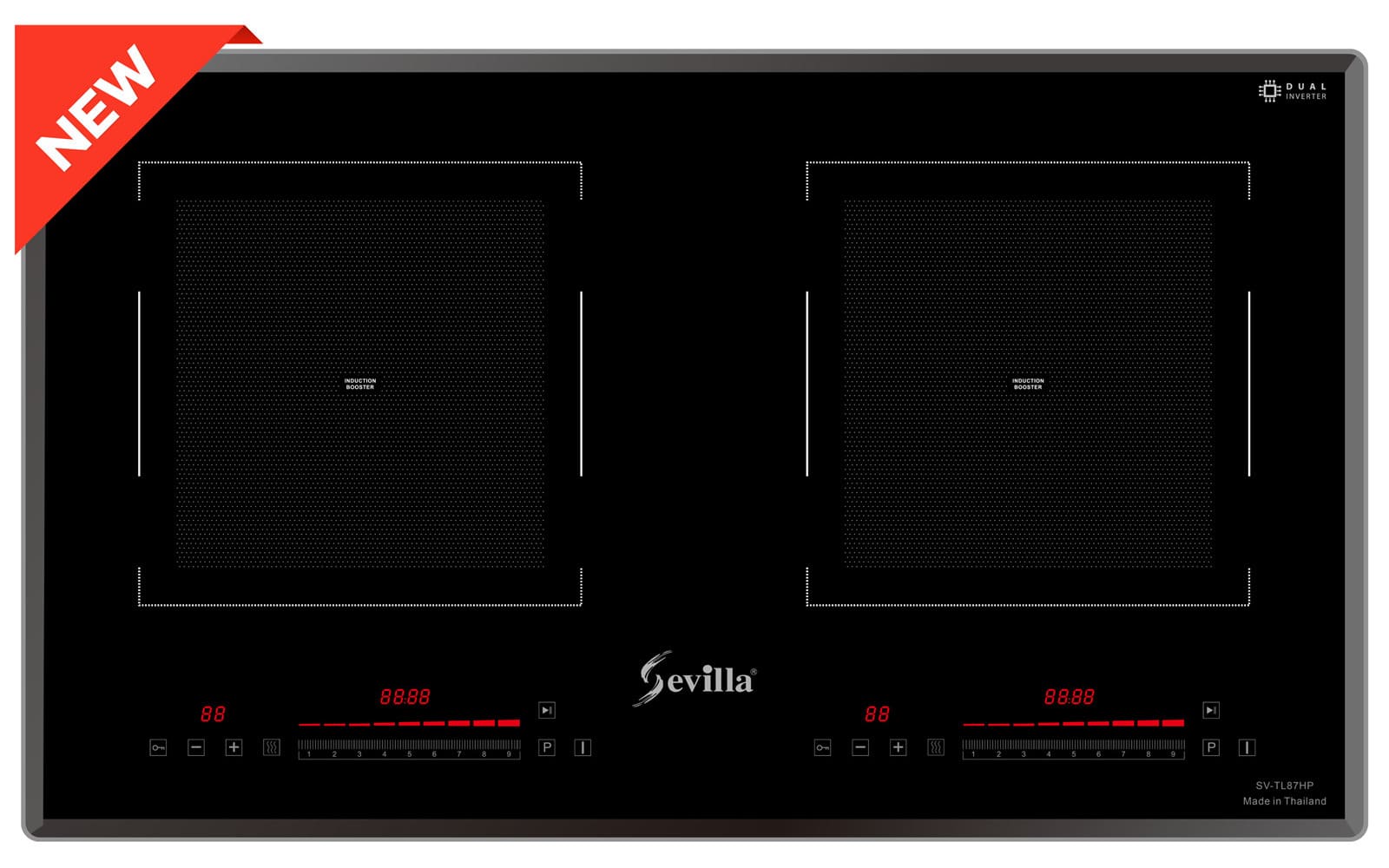 Bếp điện từ 2 vùng nấu cao cấp Sevilla SV-TL87HP