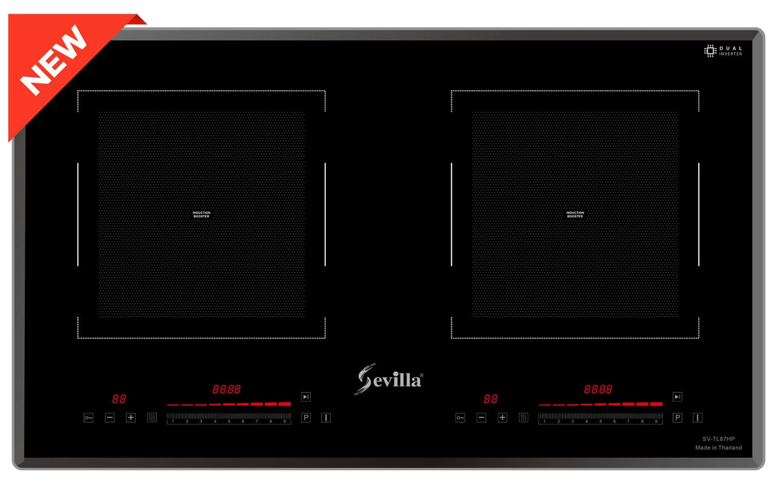 Bếp điện từ 2 vùng nấu cao cấp Sevilla SV-TL87HP