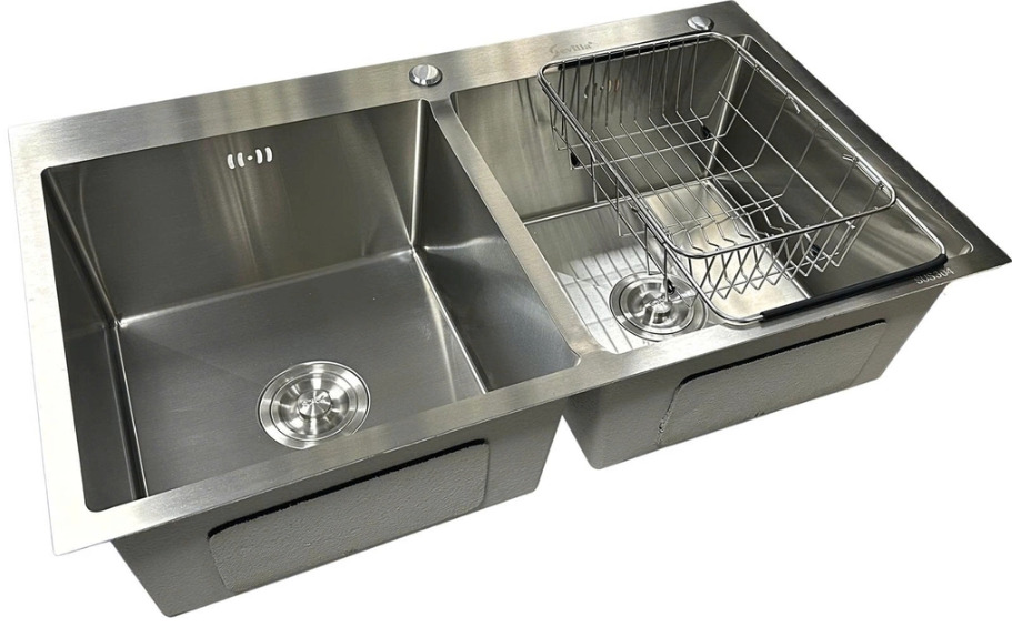 Chậu HANDMADE 01 hố kiểu dáng Châu Âu Sevilla SV-HC combo 7846