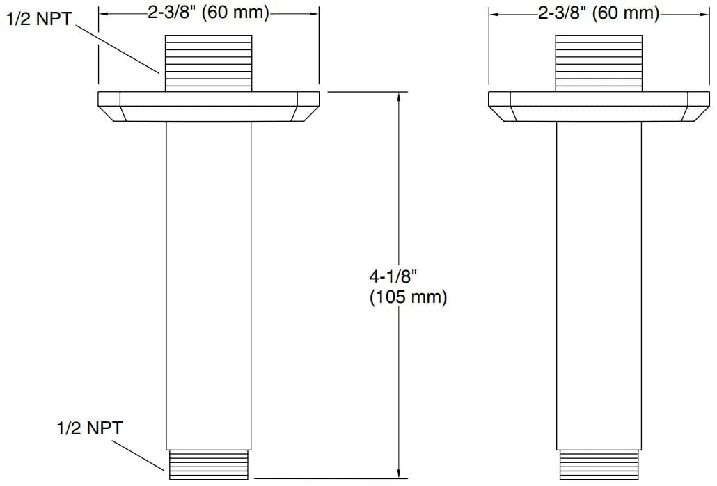 Bản vẽ tay sen Kallista P33011