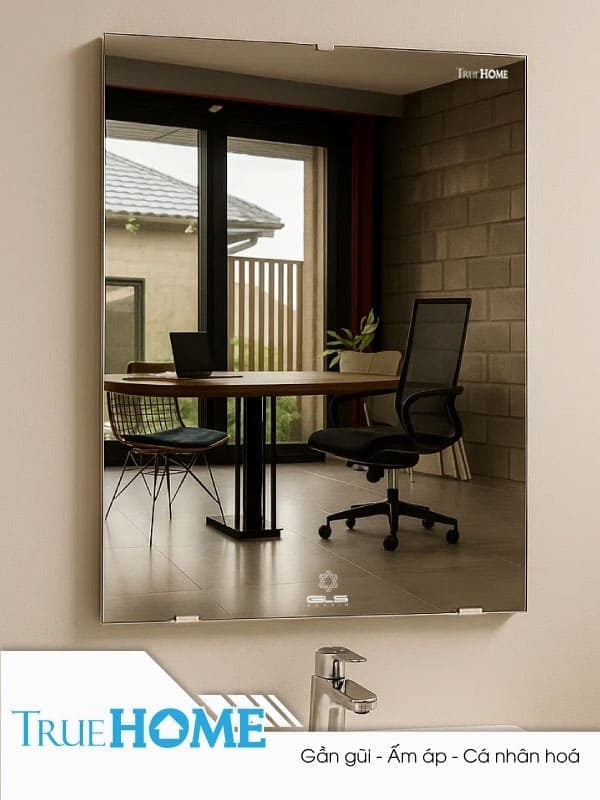 Gương trơn hình chữ nhật dòng True Home 50x70cm GLS HS00R30