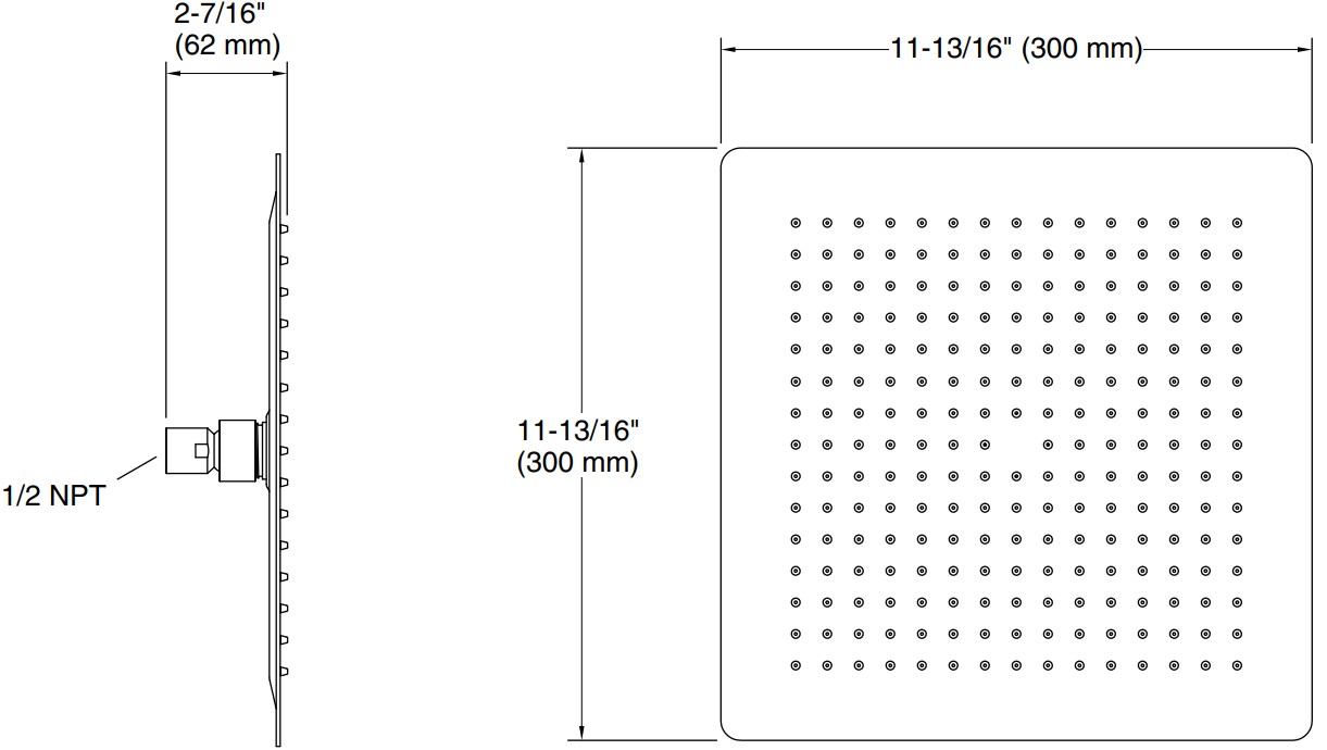 Bản vẽ bát sen 1 chức năng Kallista P32936