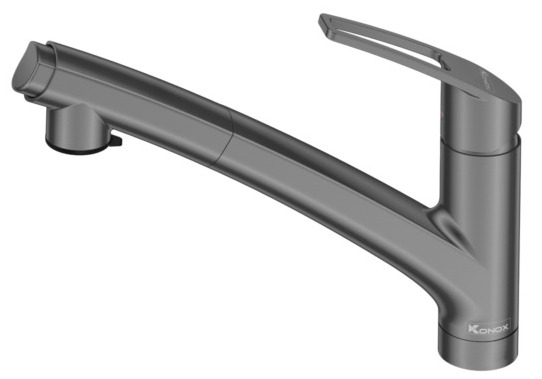 Vòi rửa bát nóng lạnh 3 đường nước Konox Combi Chrome