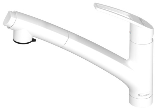 Vòi rửa bát nóng lạnh 3 đường nước Konox Combi Chrome