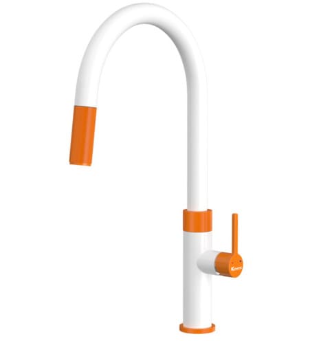 Vòi rửa bát nóng lạnh 3 đường nước Konox Combi Chrome