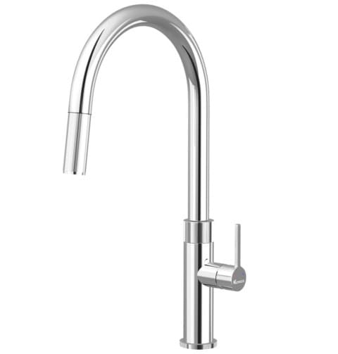 Vòi rửa bát nóng lạnh 3 đường nước Konox Combi Chrome