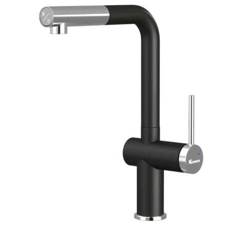 Vòi rửa bát nóng lạnh 3 đường nước Konox Combi Chrome