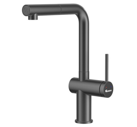 Vòi rửa bát nóng lạnh 3 đường nước Konox Combi Chrome