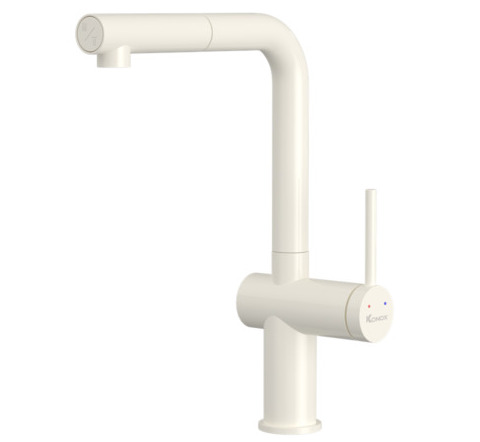 Vòi rửa bát nóng lạnh 3 đường nước Konox Combi Chrome